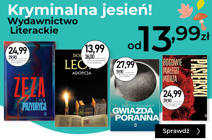 Kryminały z Wyd Literackiego opd 13,99